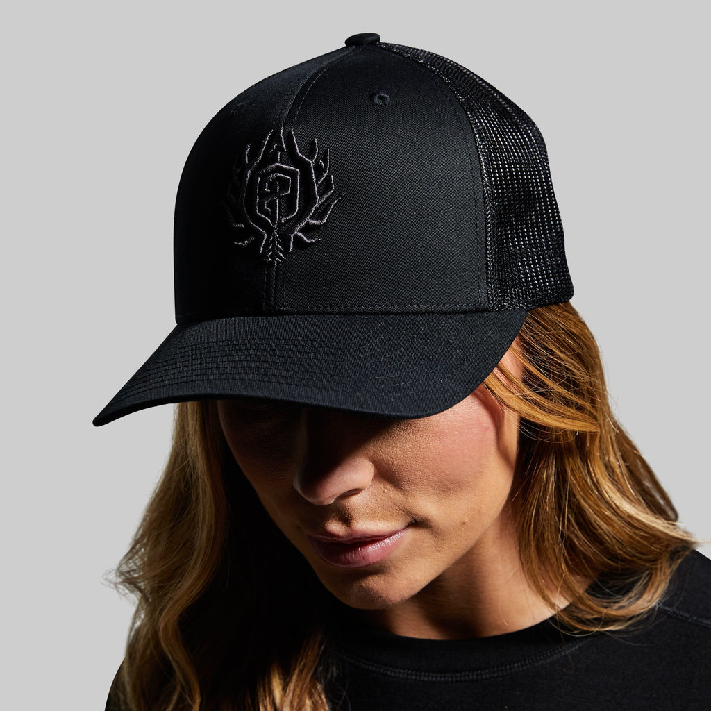 Outdoor Trucker Hat (Black)