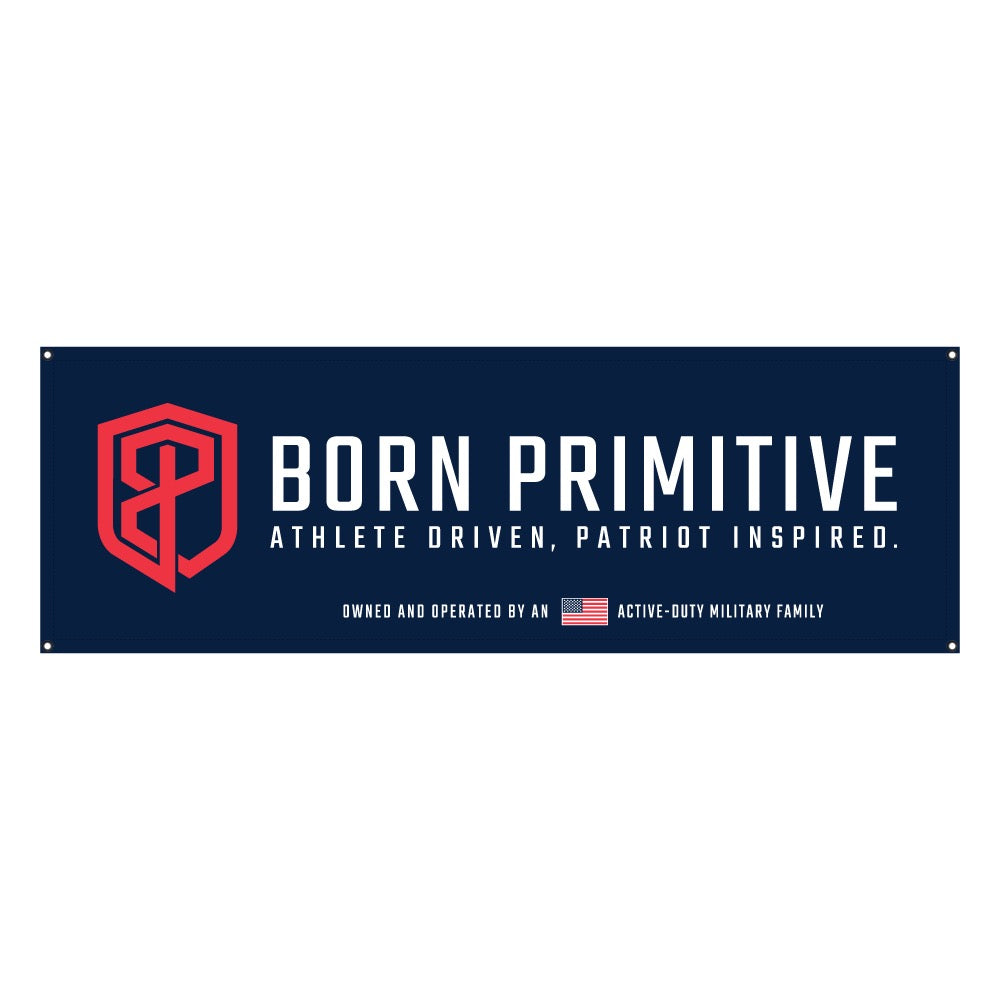 Born Primitive Banner (Navy)