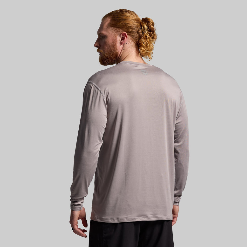 Athleisure Long Sleeve Crew (Stone)