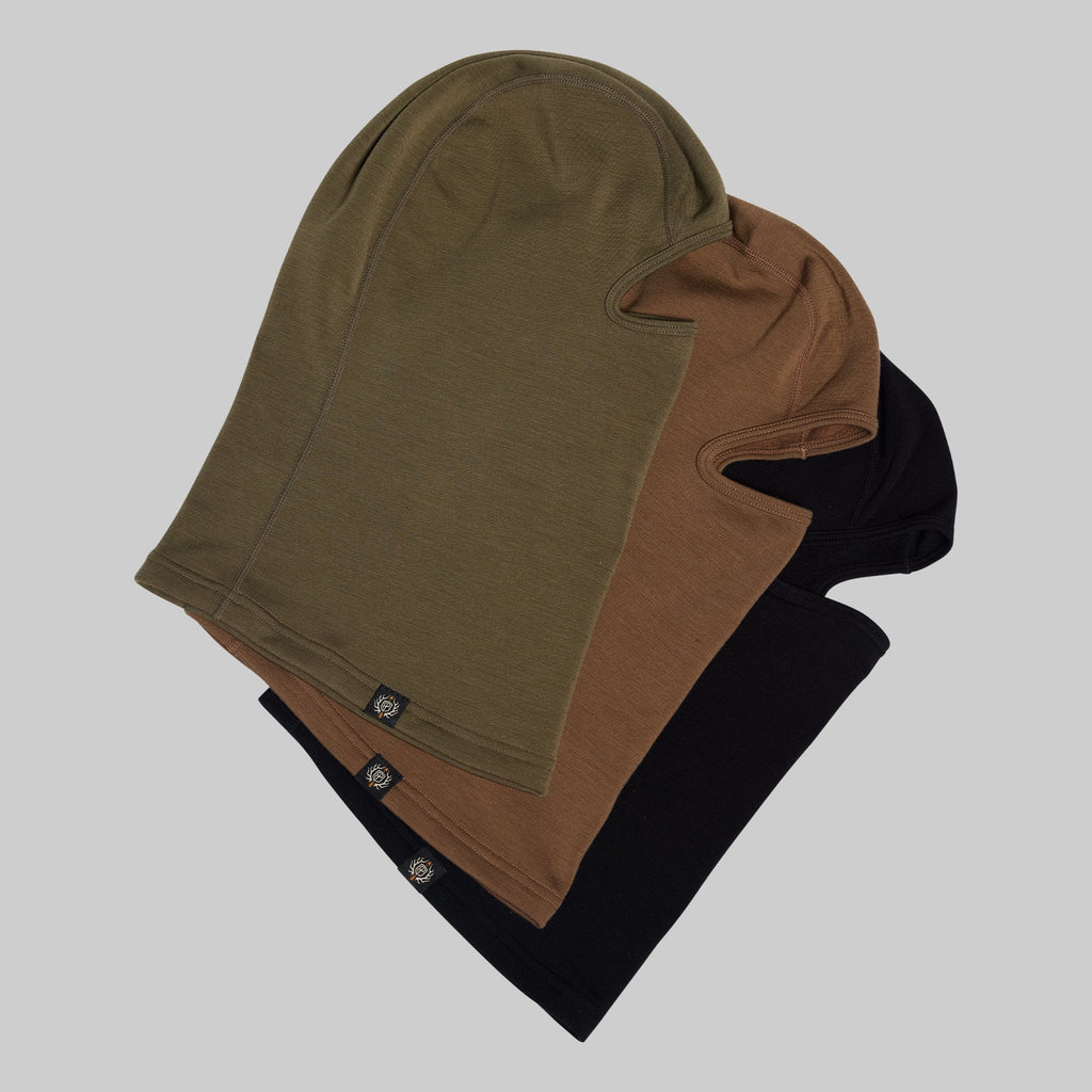 Ridgeline Merino Balaclava 240 (Black)