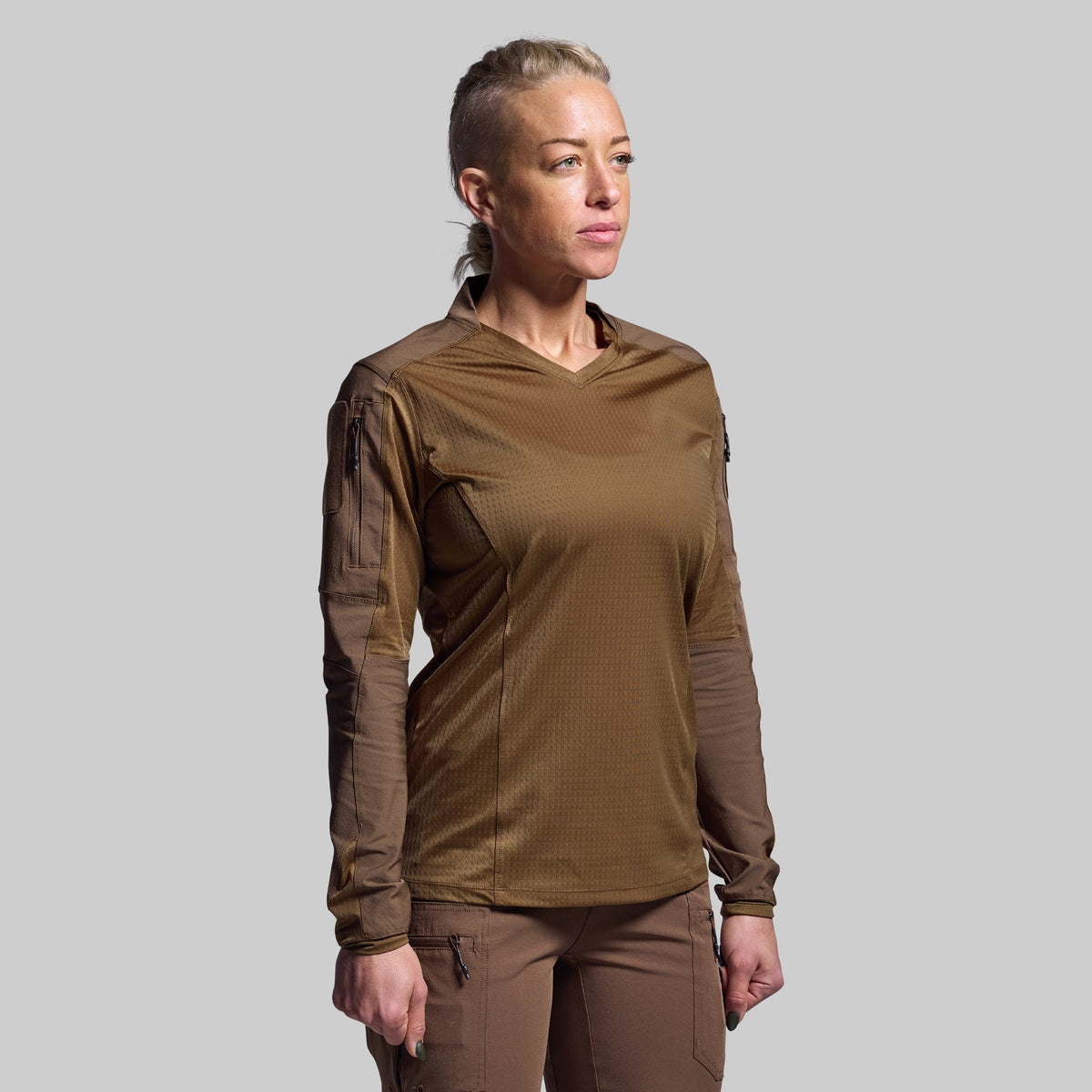 Women's Long Sleeve Op Top Pro (Coyote Brown)