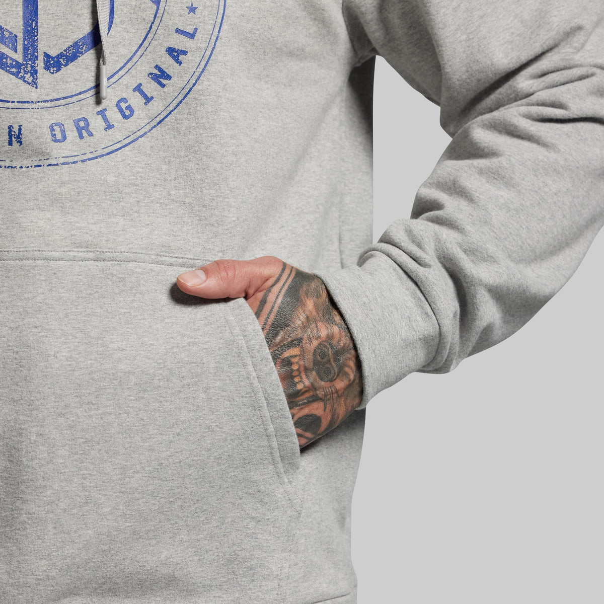 American Original Men's Unmatched Hoodie (Heather Grey)