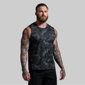 Training Muscle Tank (Halftone Muted Woodland)