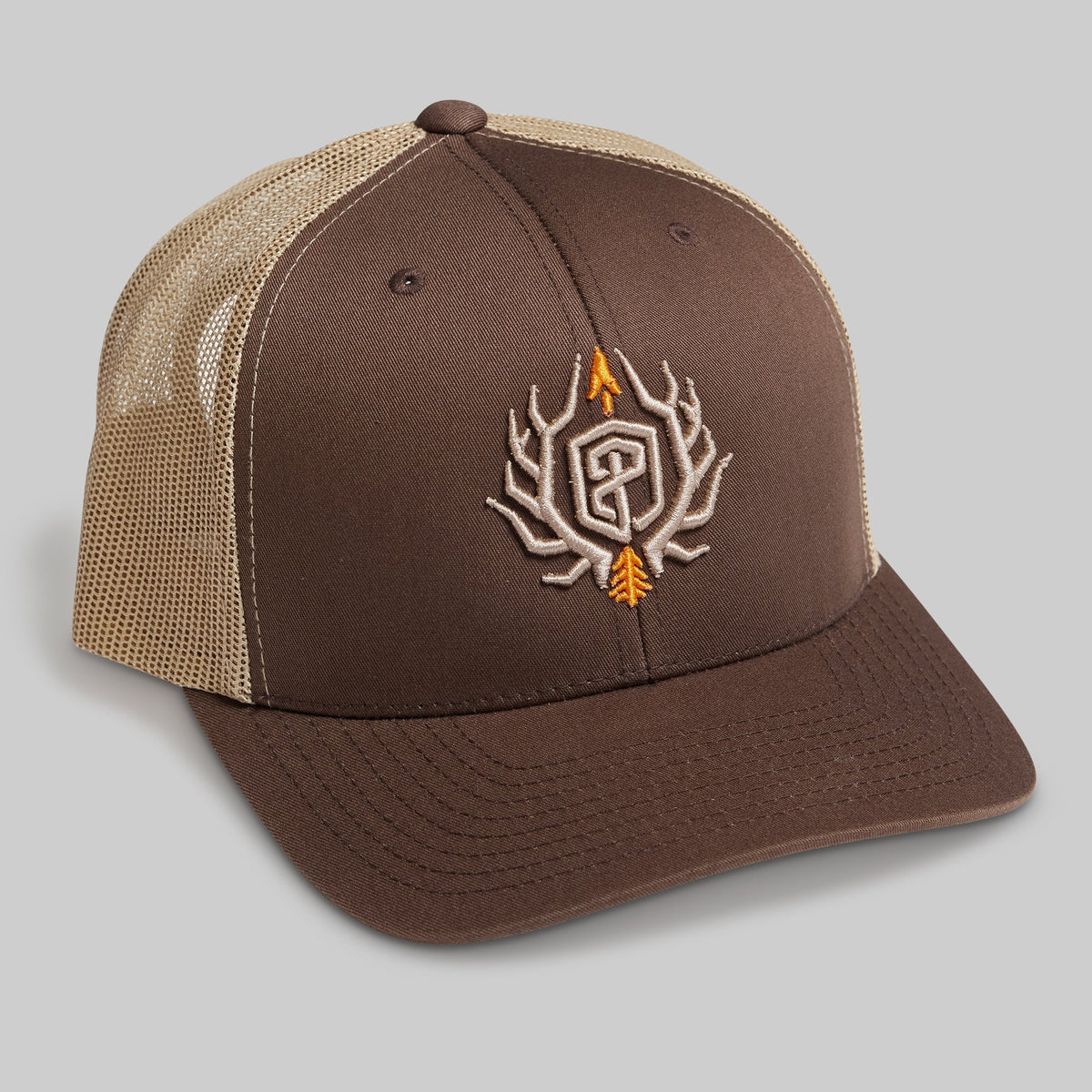 Outdoor Trucker Hat (Brown with Tan Mesh)