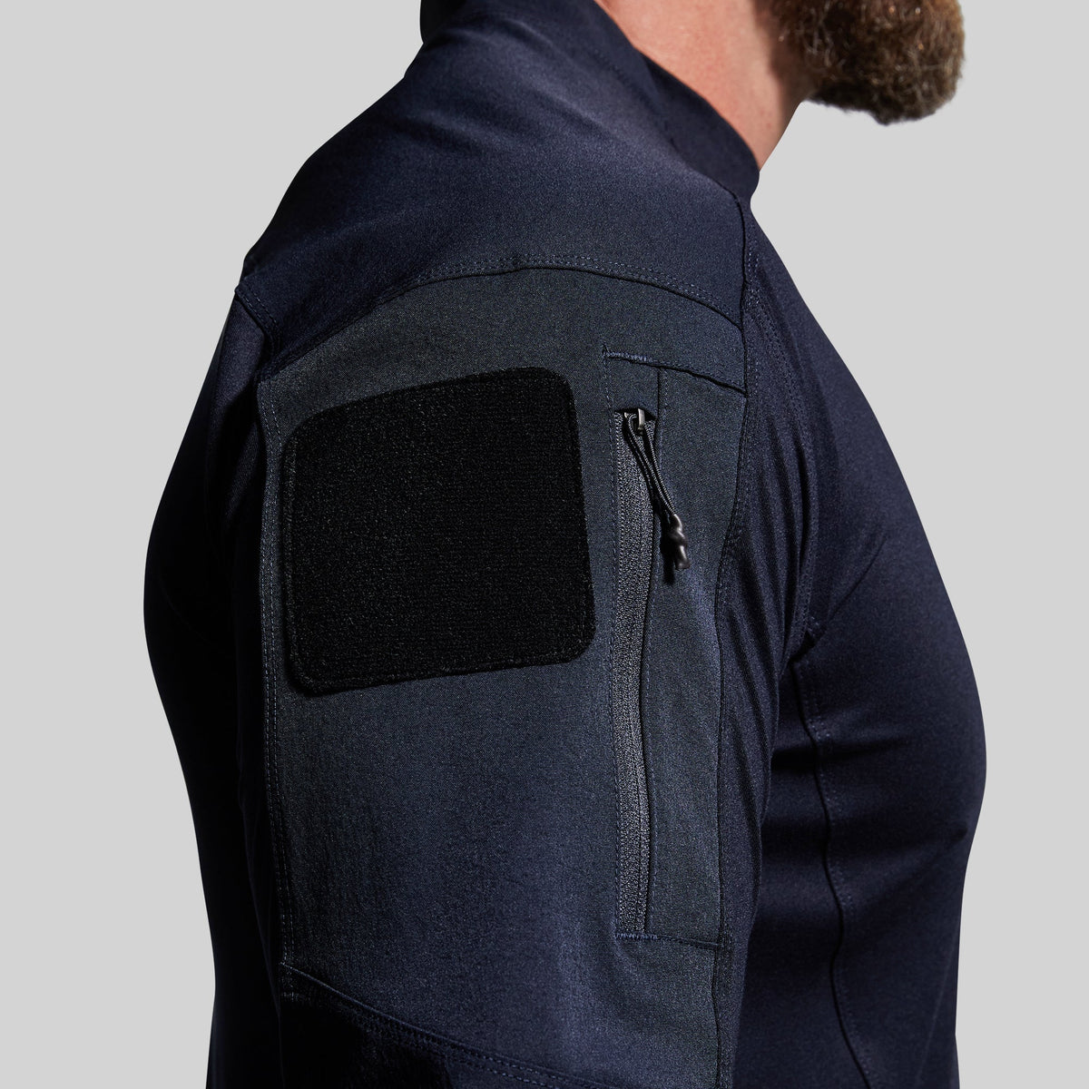 Long Sleeve Op Top (Police Blue)