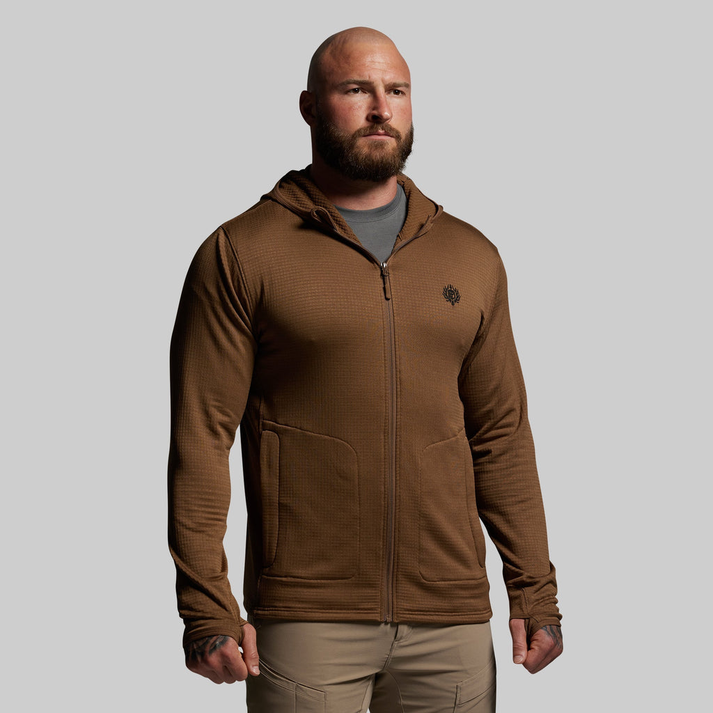 Quiver Full Zip Hoodie 2.0 (Coyote Brown)