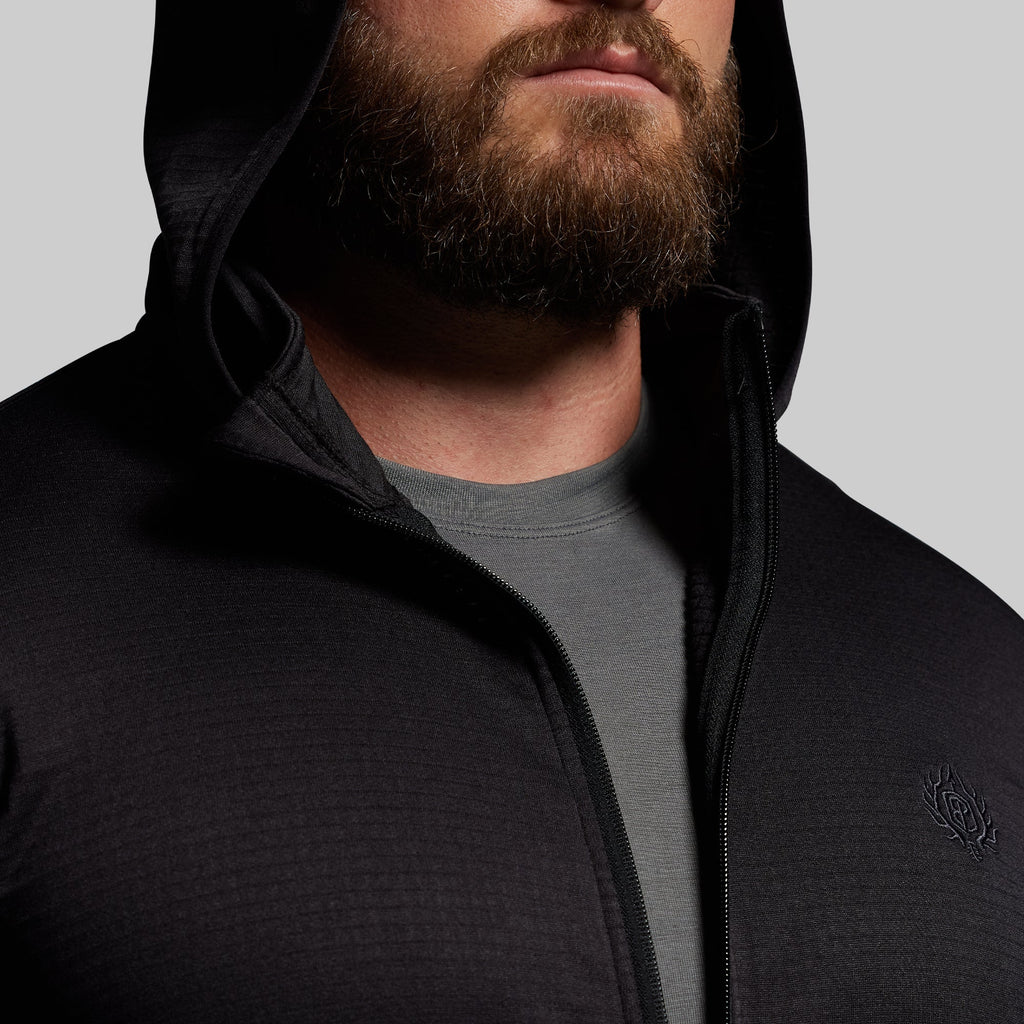 Quiver Half Zip Hoodie 2.0 (Black)