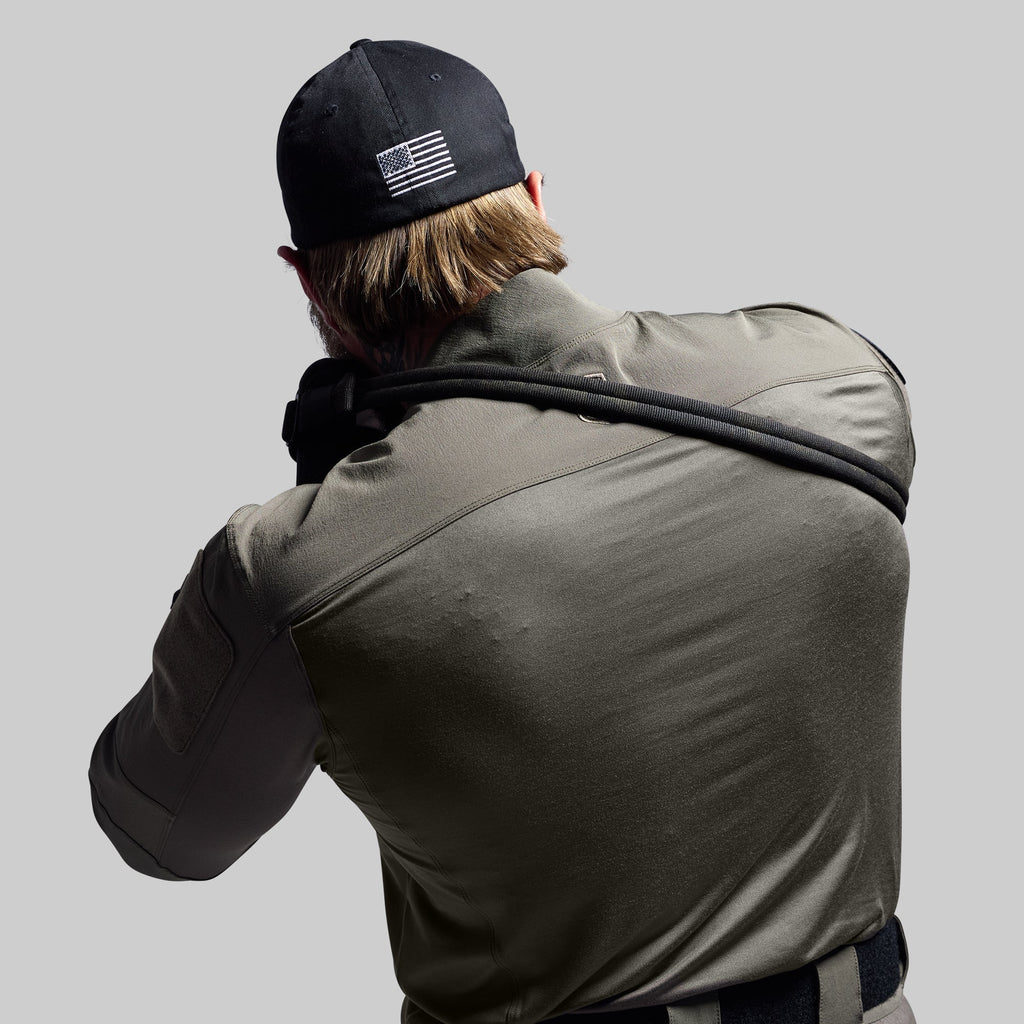 Long Sleeve Op Top (Ranger Green)