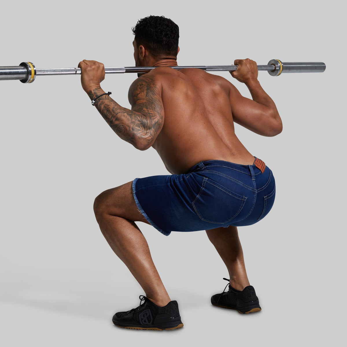 FLEX Stretchy Jort 7" (Dark Wash)